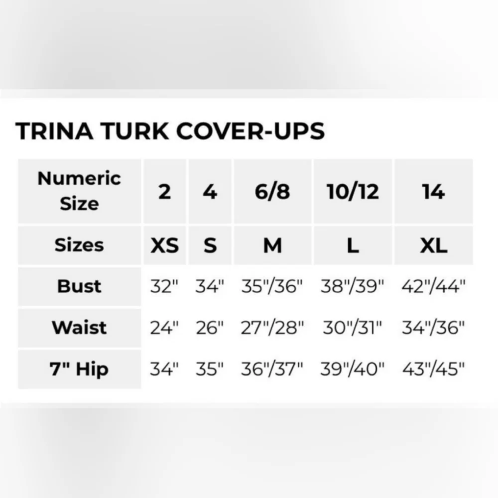 Trina Turk RAINFOREST Tunic Swim Cover up Dress - Sz. Medium NWT - Picture 7 of 8